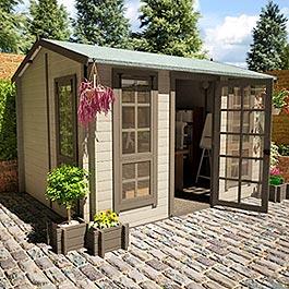 Brighton Extra Home Office Log Cabin